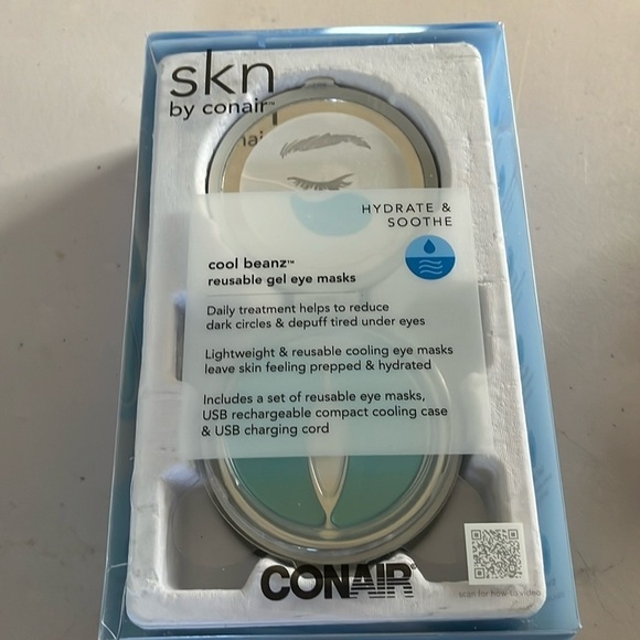 skn by conair Cool beanz.Reusable gel eye masks with extra set of eye masks. NWT